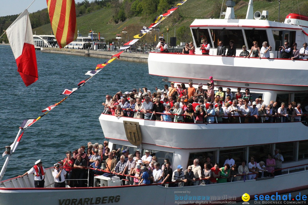 41. Internationale Flottensternfahrt am Bodensee: Meersburg, 28.04.2012