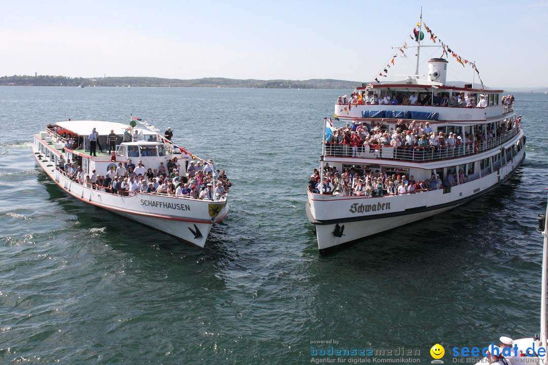 41. Internationale Flottensternfahrt am Bodensee: Meersburg, 28.04.2012