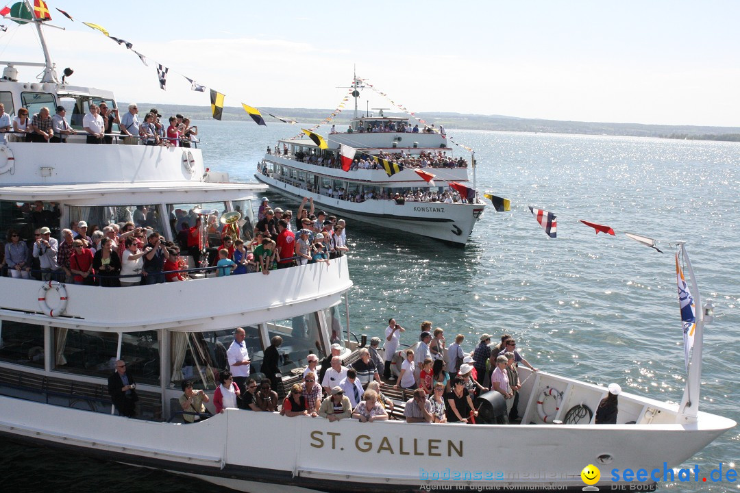 41. Internationale Flottensternfahrt am Bodensee: Meersburg, 28.04.2012