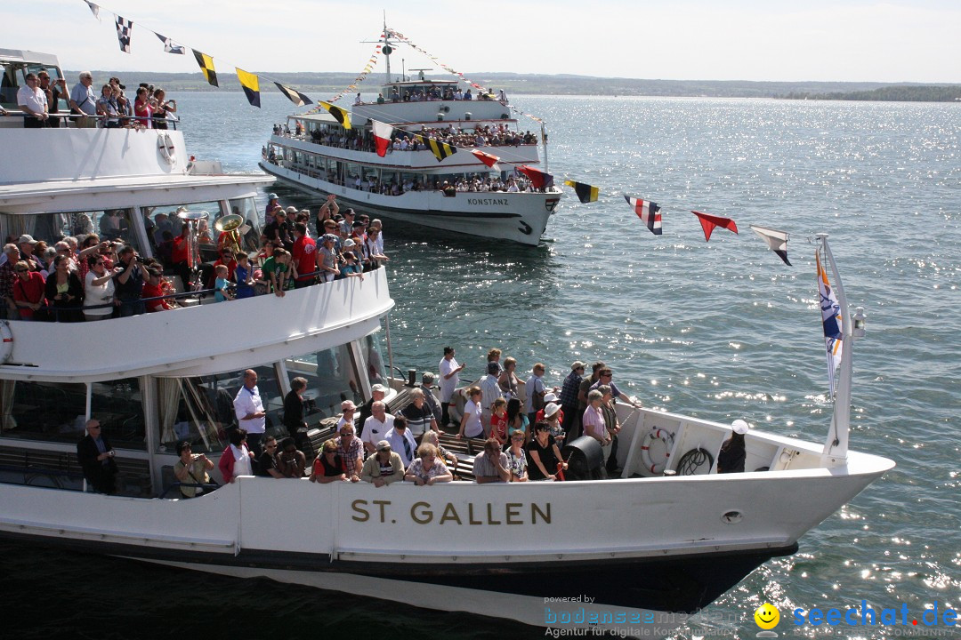 41. Internationale Flottensternfahrt am Bodensee: Meersburg, 28.04.2012