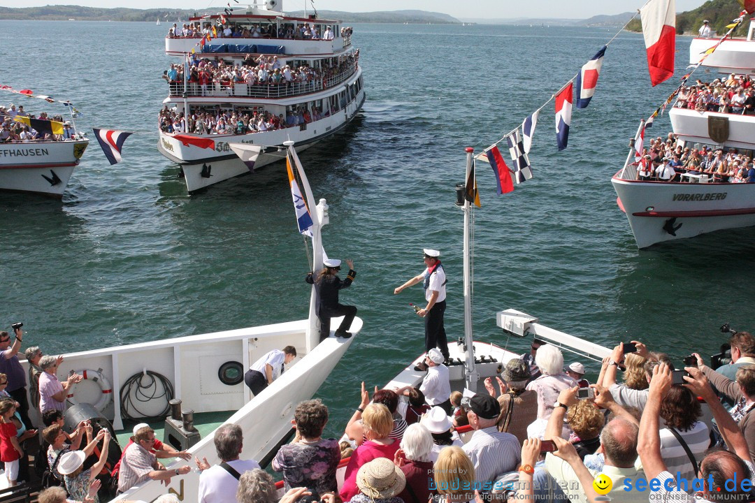 41. Internationale Flottensternfahrt am Bodensee: Meersburg, 28.04.2012