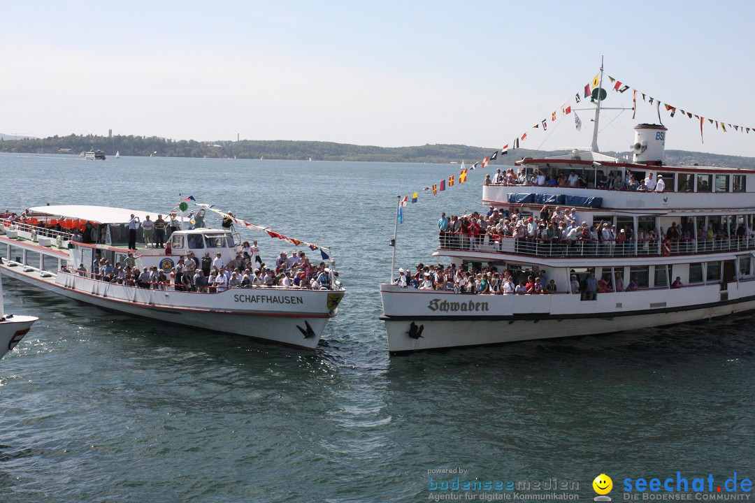 41. Internationale Flottensternfahrt am Bodensee: Meersburg, 28.04.2012