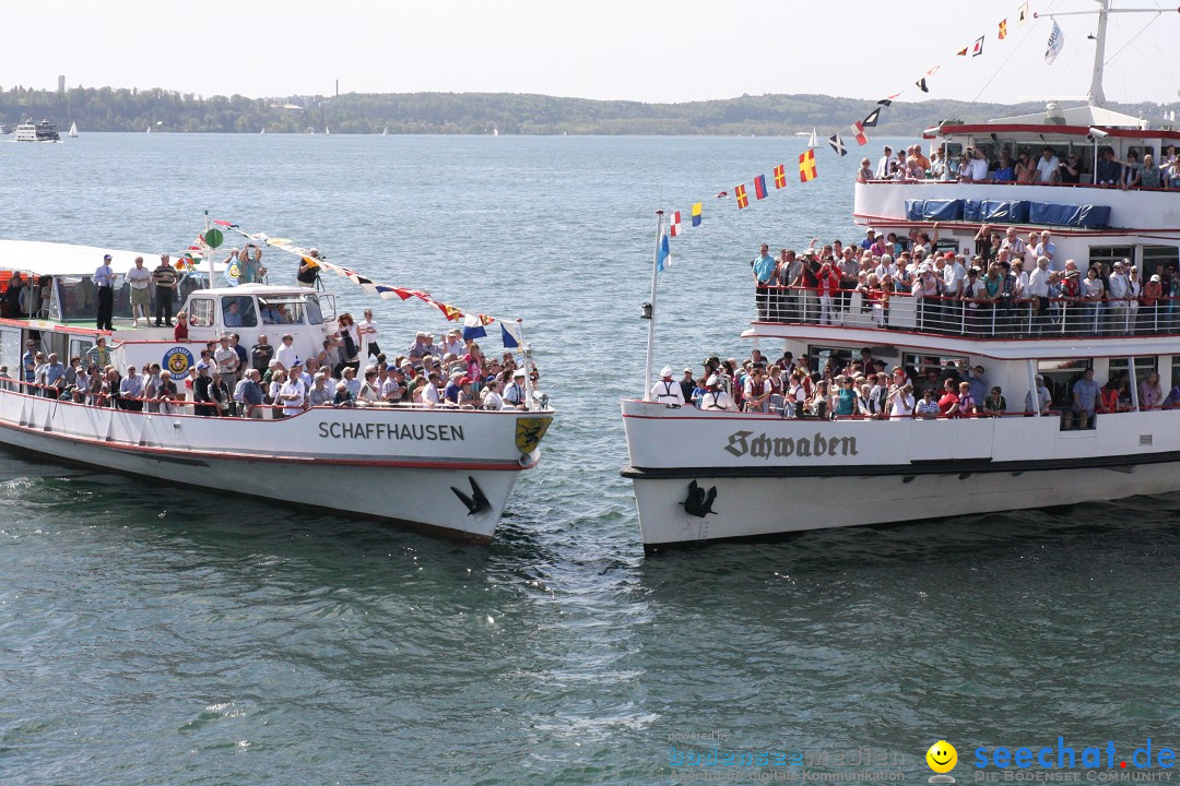 41. Internationale Flottensternfahrt am Bodensee: Meersburg, 28.04.2012