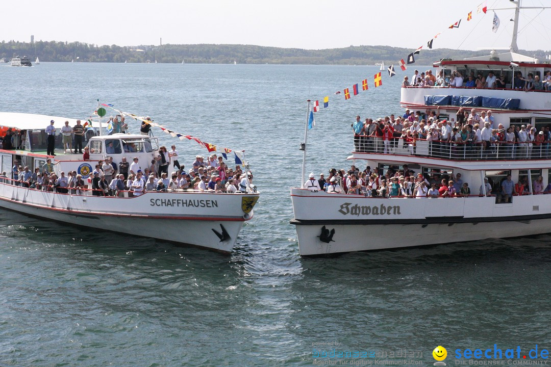 41. Internationale Flottensternfahrt am Bodensee: Meersburg, 28.04.2012