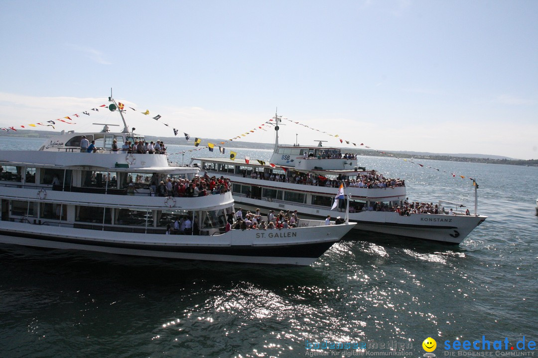 41. Internationale Flottensternfahrt am Bodensee: Meersburg, 28.04.2012