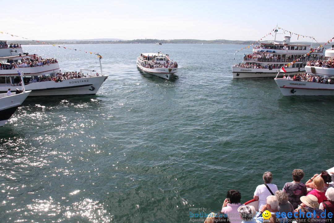 41. Internationale Flottensternfahrt am Bodensee: Meersburg, 28.04.2012