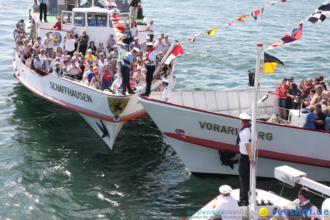 41. Internationale Flottensternfahrt am Bodensee: Meersburg, 28.04.2012