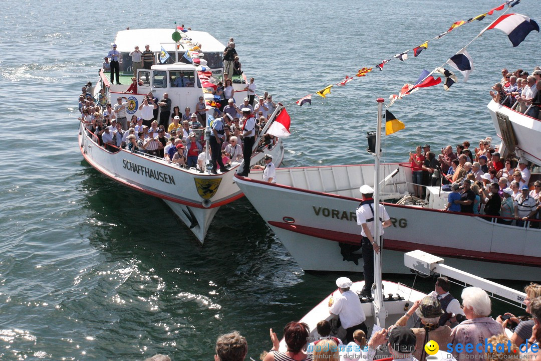 41. Internationale Flottensternfahrt am Bodensee: Meersburg, 28.04.2012