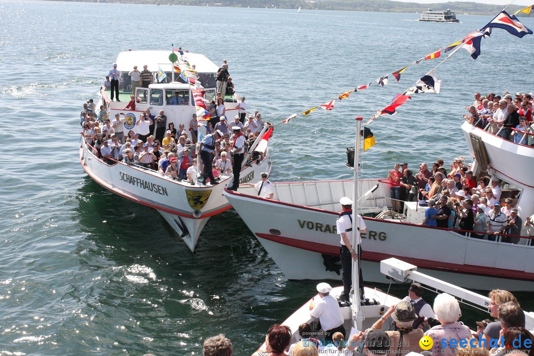 41. Internationale Flottensternfahrt am Bodensee: Meersburg, 28.04.2012