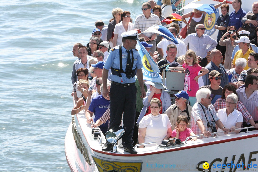 41. Internationale Flottensternfahrt am Bodensee: Meersburg, 28.04.2012