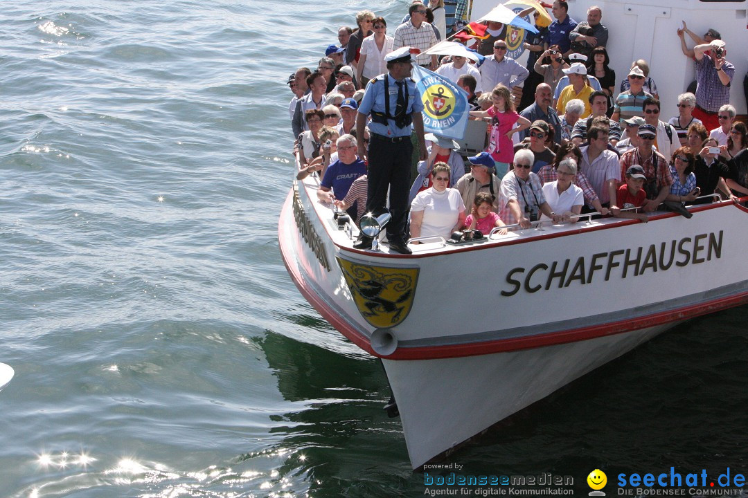 41. Internationale Flottensternfahrt am Bodensee: Meersburg, 28.04.2012