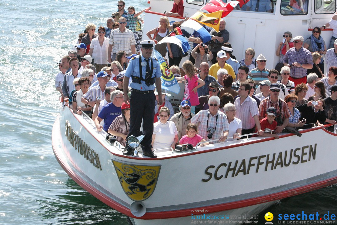 41. Internationale Flottensternfahrt am Bodensee: Meersburg, 28.04.2012