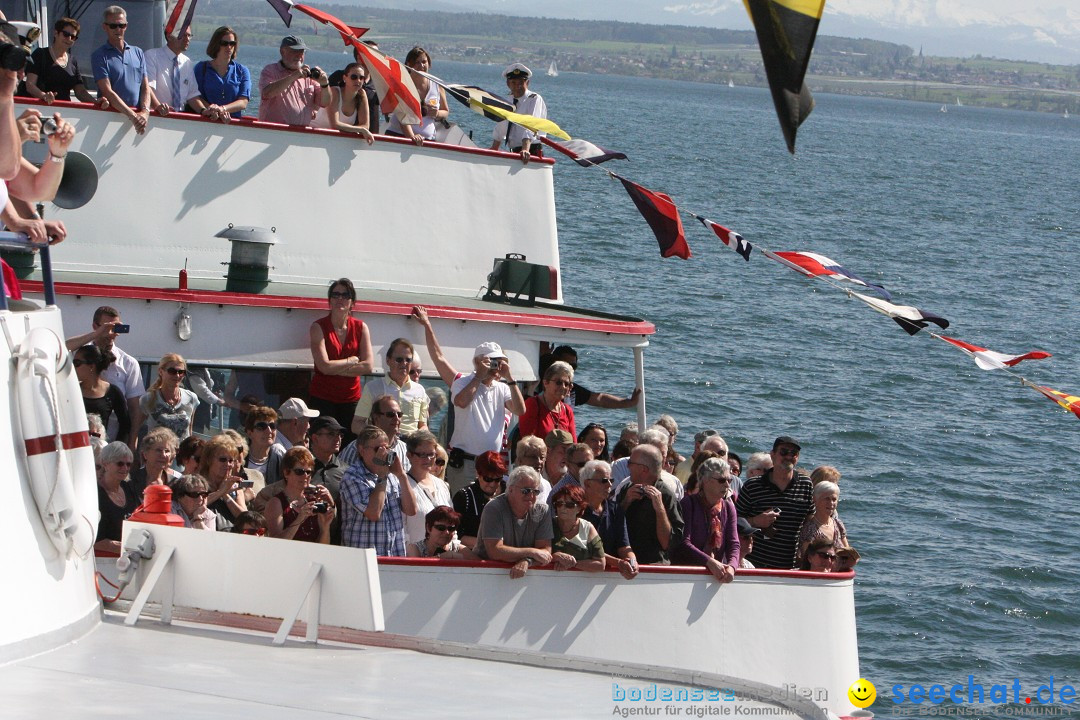 41. Internationale Flottensternfahrt am Bodensee: Meersburg, 28.04.2012