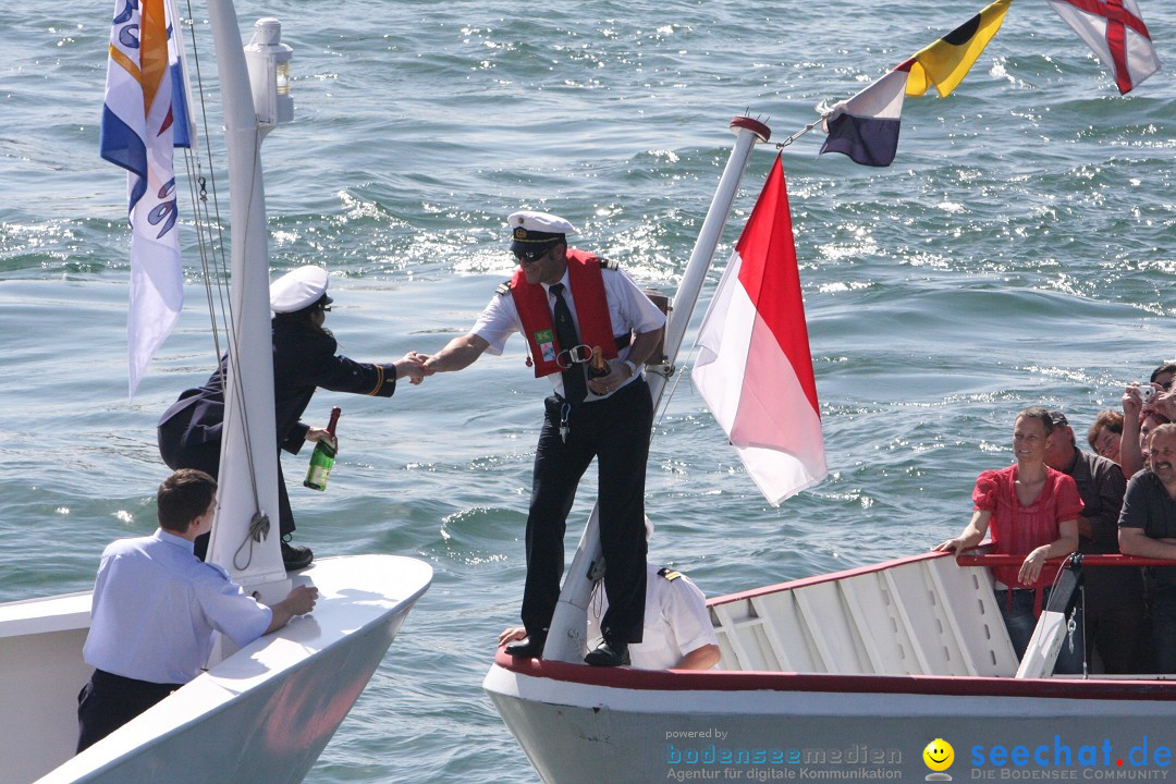 41. Internationale Flottensternfahrt am Bodensee: Meersburg, 28.04.2012