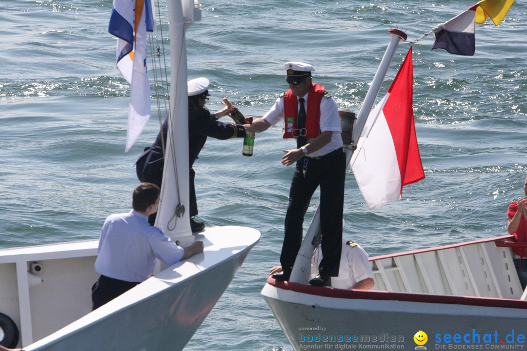 41. Internationale Flottensternfahrt am Bodensee: Meersburg, 28.04.2012