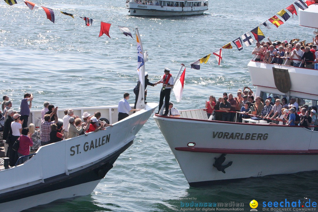 41. Internationale Flottensternfahrt am Bodensee: Meersburg, 28.04.2012