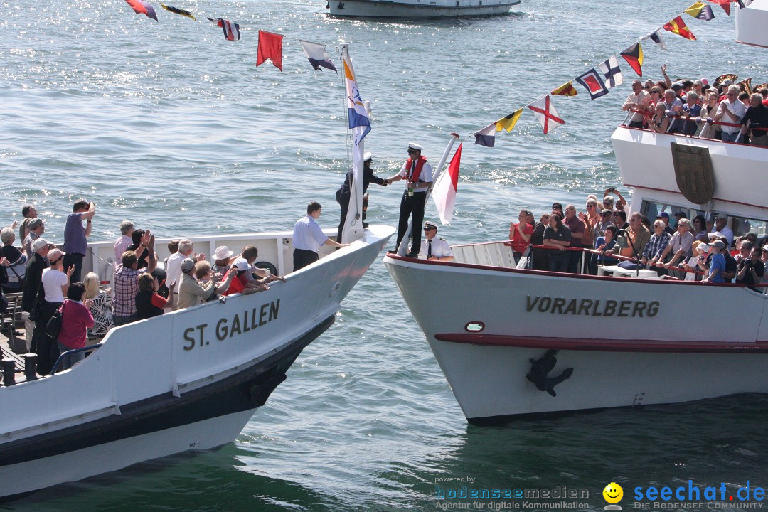 41. Internationale Flottensternfahrt am Bodensee: Meersburg, 28.04.2012