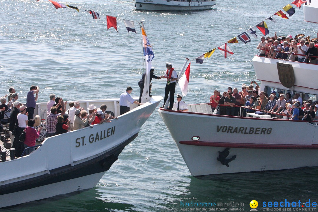 41. Internationale Flottensternfahrt am Bodensee: Meersburg, 28.04.2012