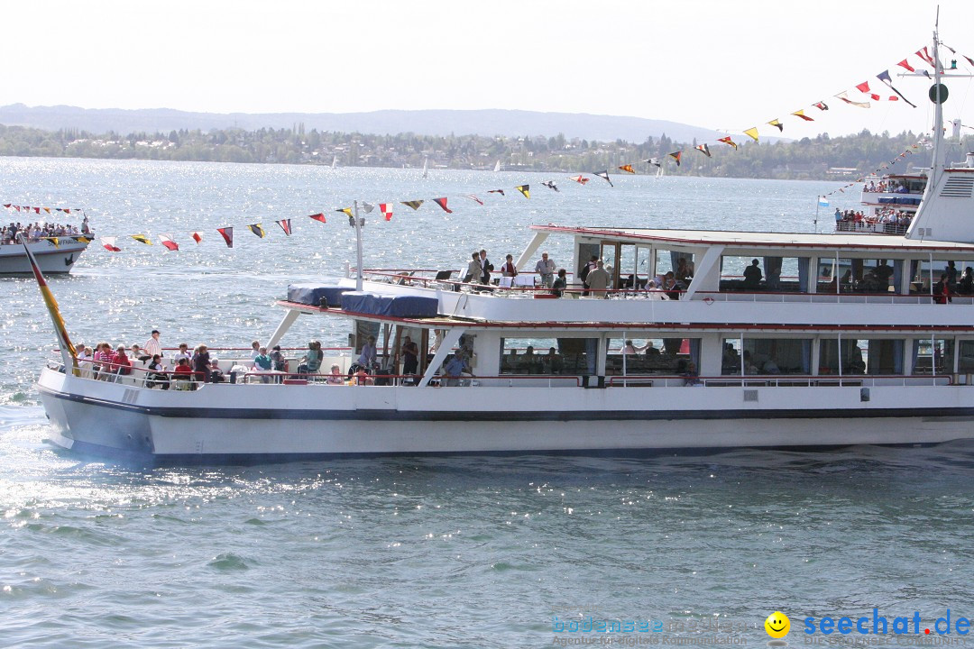 41. Internationale Flottensternfahrt am Bodensee: Meersburg, 28.04.2012