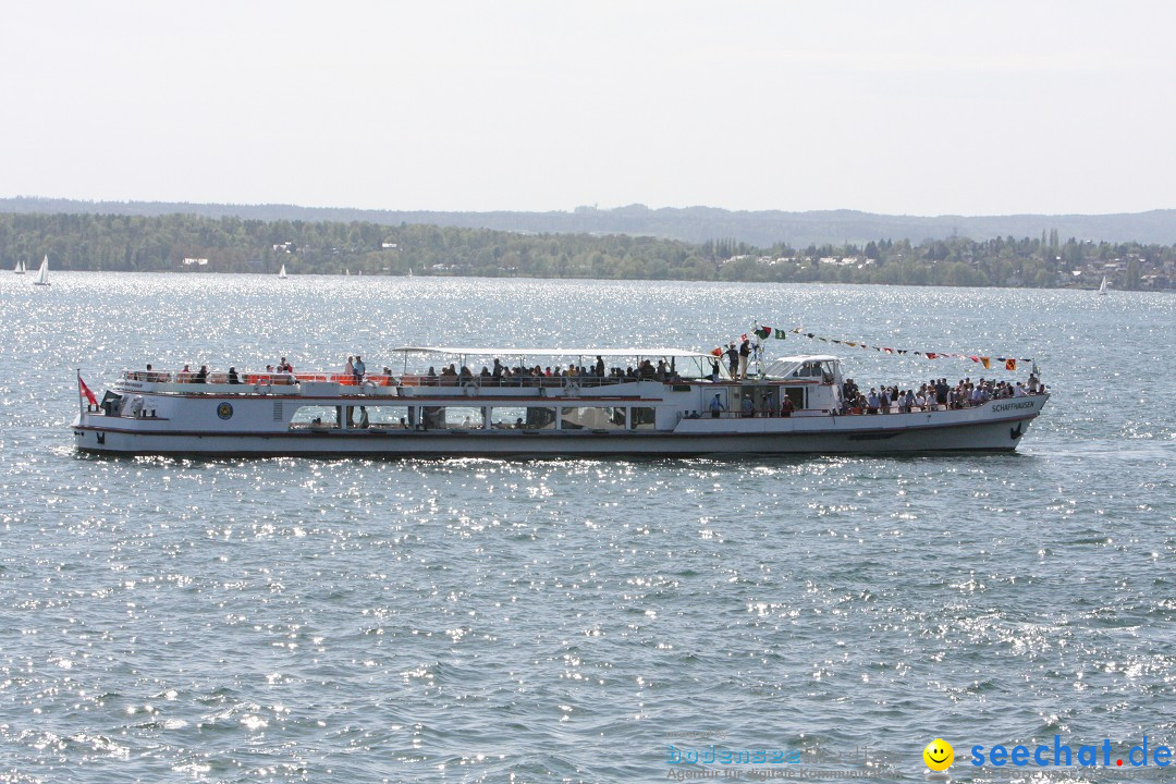 41. Internationale Flottensternfahrt am Bodensee: Meersburg, 28.04.2012