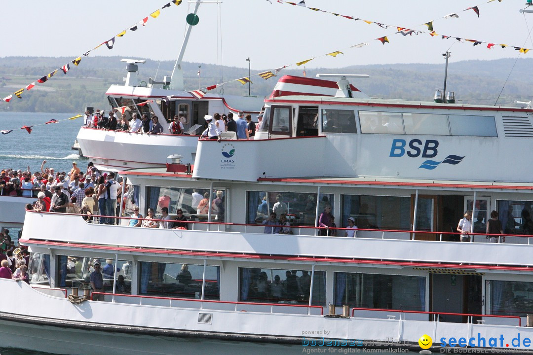 41. Internationale Flottensternfahrt am Bodensee: Meersburg, 28.04.2012