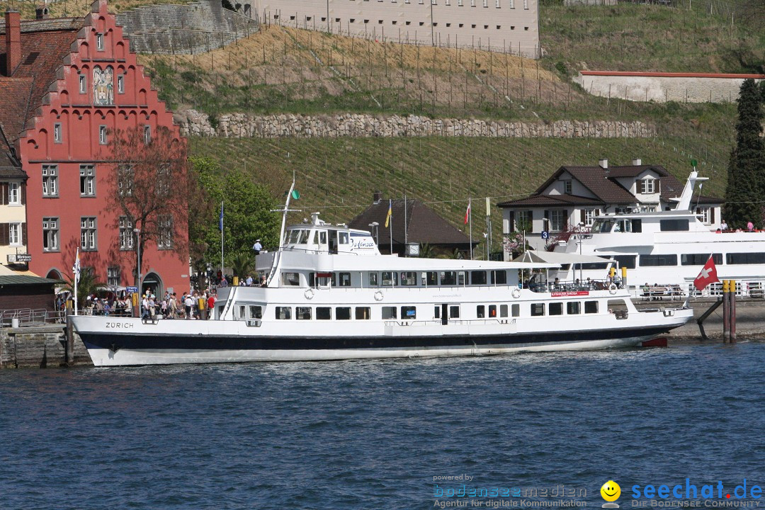 41. Internationale Flottensternfahrt am Bodensee: Meersburg, 28.04.2012