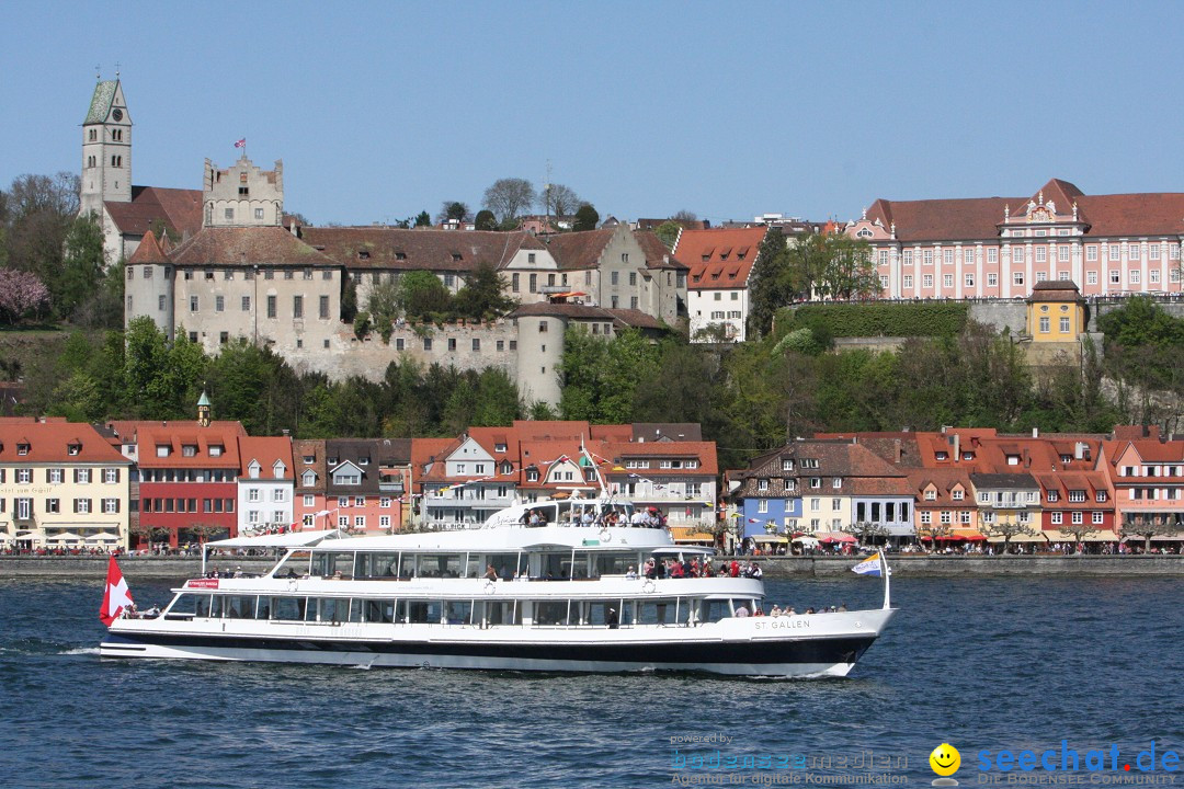 41. Internationale Flottensternfahrt am Bodensee: Meersburg, 28.04.2012