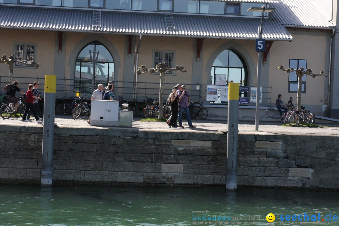 41. Internationale Flottensternfahrt am Bodensee: Meersburg, 28.04.2012