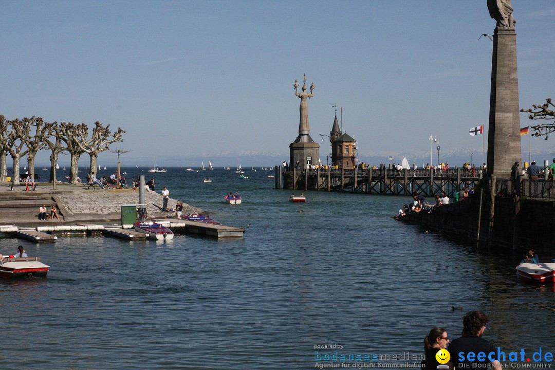 41. Internationale Flottensternfahrt am Bodensee: Meersburg, 28.04.2012