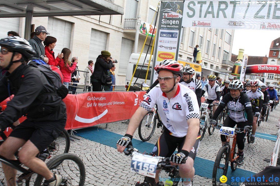 10. Rothaus Bike-Marathon: Singen am Bodensee, 06.05.2012