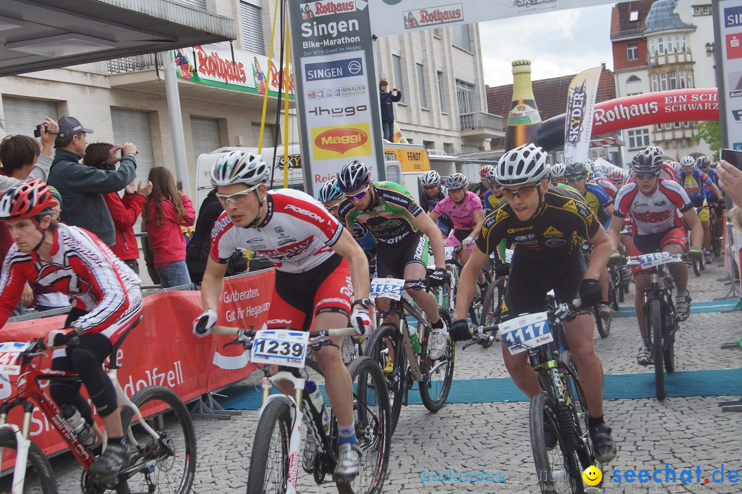 10. Rothaus Bike-Marathon: Singen am Bodensee, 06.05.2012