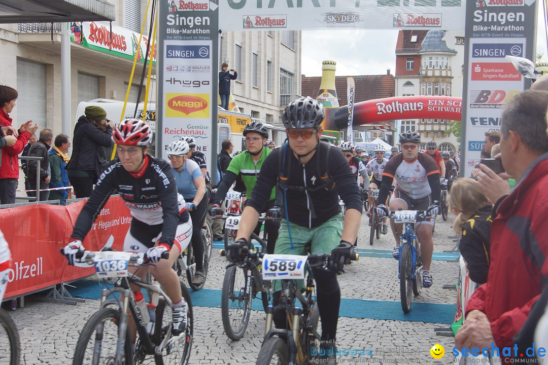 10. Rothaus Bike-Marathon: Singen am Bodensee, 06.05.2012