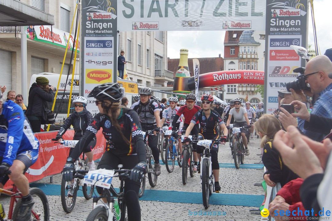 10. Rothaus Bike-Marathon: Singen am Bodensee, 06.05.2012