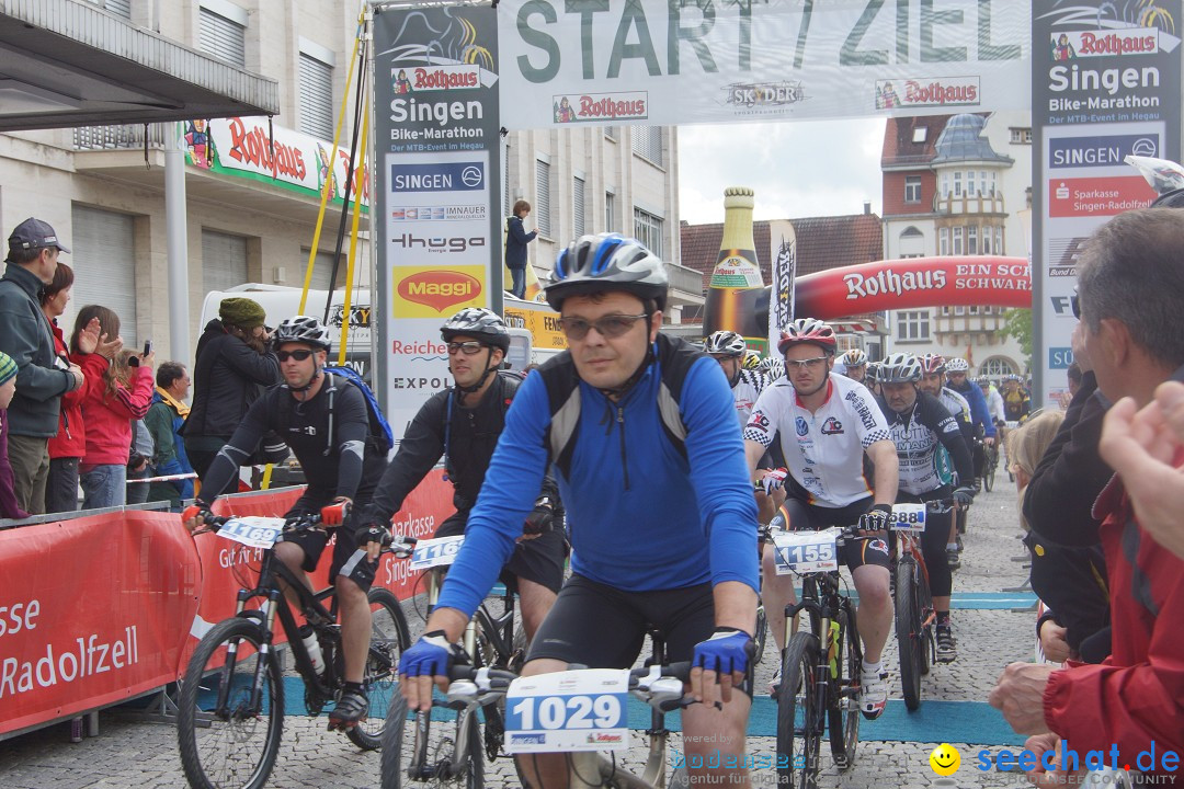 10. Rothaus Bike-Marathon: Singen am Bodensee, 06.05.2012