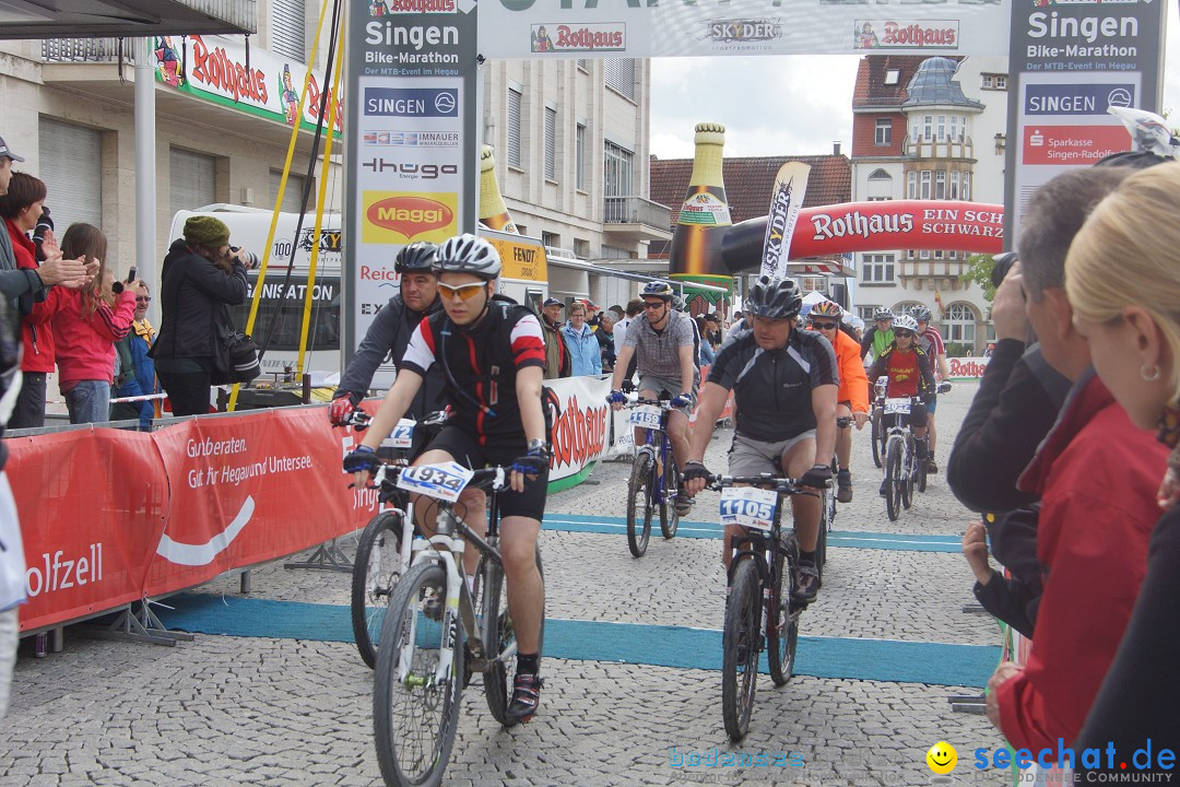 10. Rothaus Bike-Marathon: Singen am Bodensee, 06.05.2012