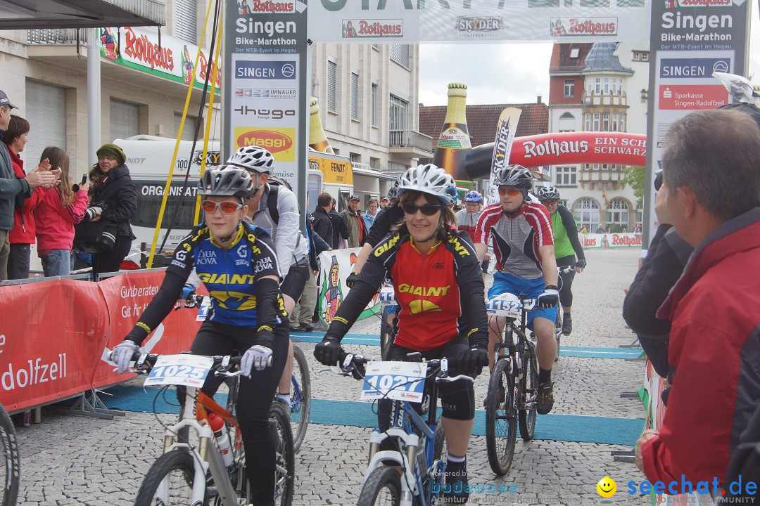 10. Rothaus Bike-Marathon: Singen am Bodensee, 06.05.2012