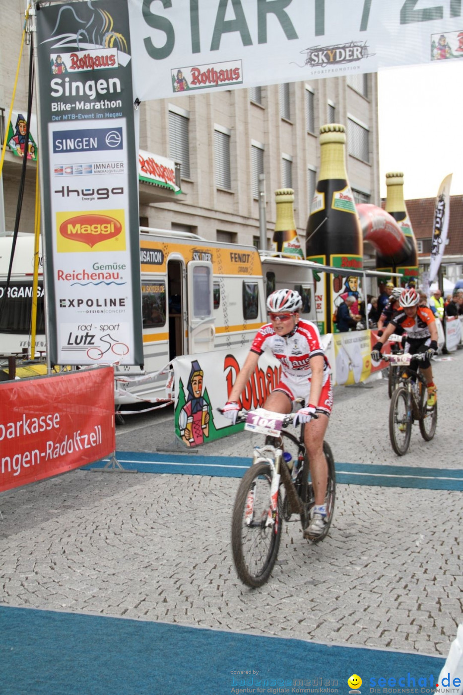 10. Rothaus Bike-Marathon: Singen am Bodensee, 06.05.2012