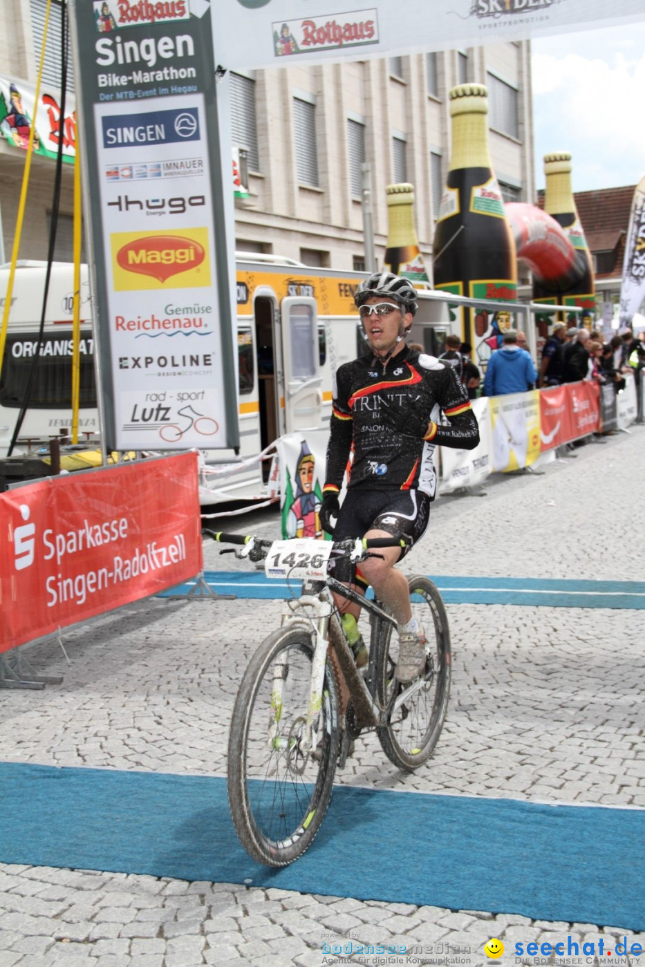 10. Rothaus Bike-Marathon: Singen am Bodensee, 06.05.2012