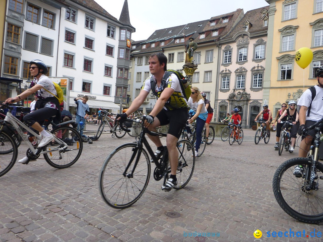 slowUp Schaffhausen-Hegau: Schaffhausen, 20.05.2012