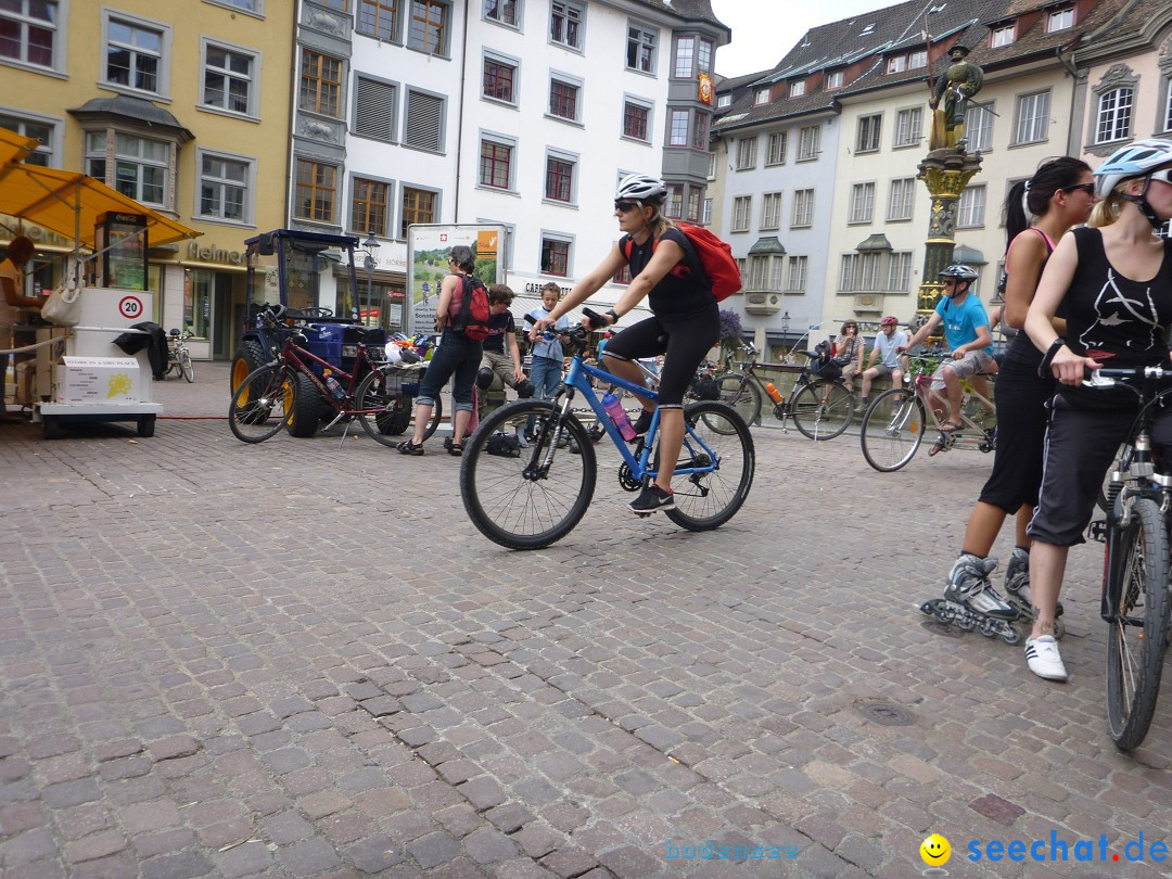 slowUp Schaffhausen-Hegau: Schaffhausen, 20.05.2012