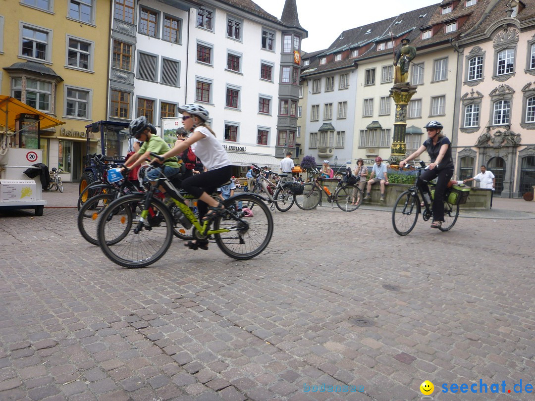 slowUp Schaffhausen-Hegau: Schaffhausen, 20.05.2012