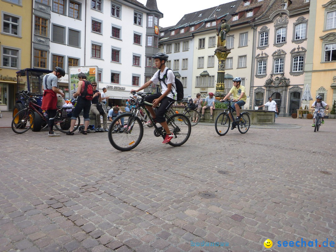 slowUp Schaffhausen-Hegau: Schaffhausen, 20.05.2012