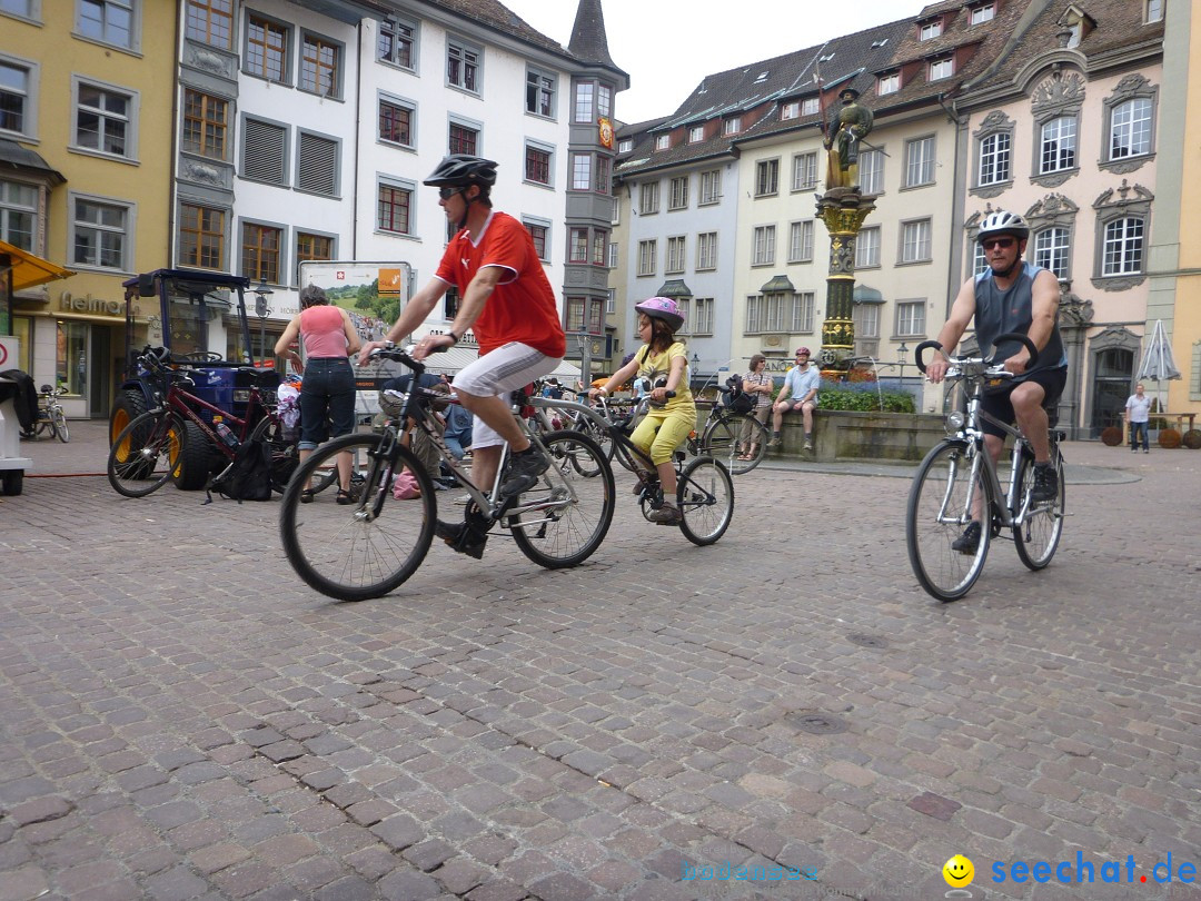 slowUp Schaffhausen-Hegau: Schaffhausen, 20.05.2012