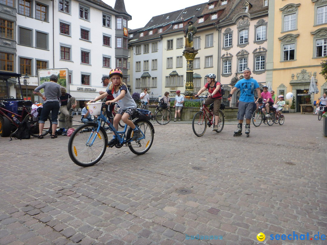 slowUp Schaffhausen-Hegau: Schaffhausen, 20.05.2012