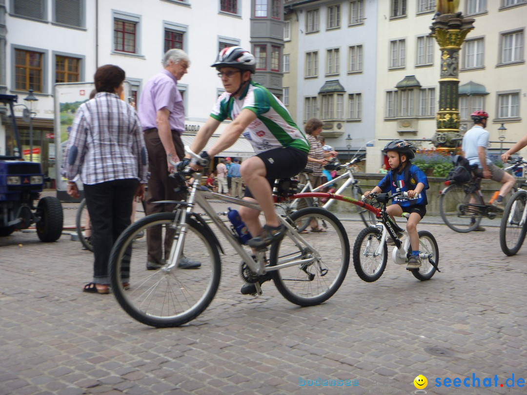 slowUp Schaffhausen-Hegau: Schaffhausen, 20.05.2012