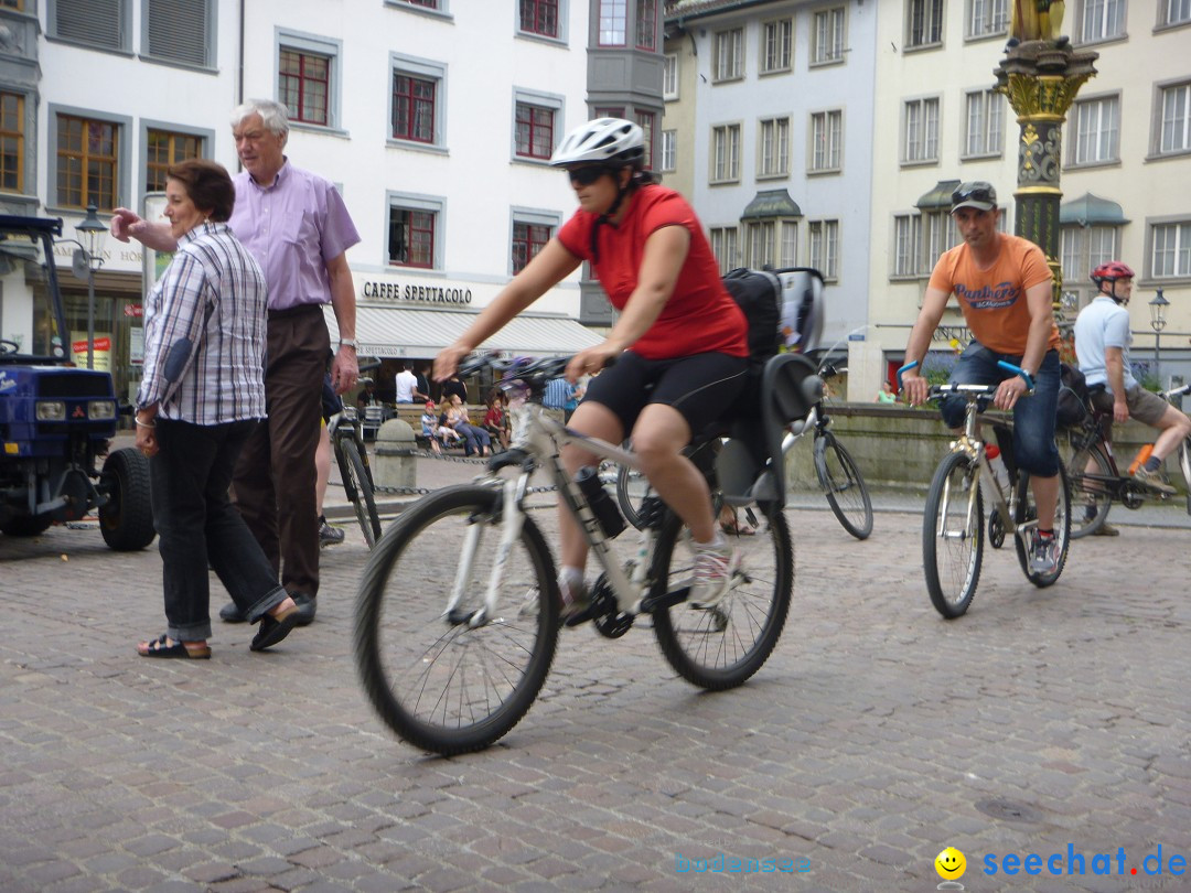 slowUp Schaffhausen-Hegau: Schaffhausen, 20.05.2012