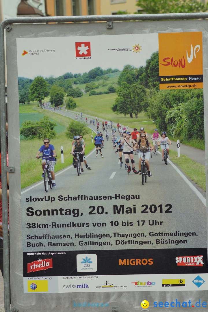 slowUp Schaffhausen-Hegau: Schaffhausen, 20.05.2012