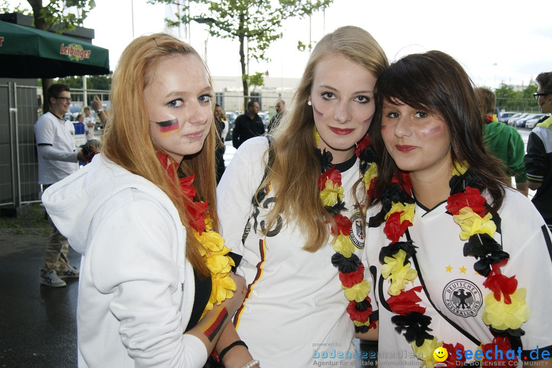 Public Viewing EM: Deutschland-Holland: 2-1  Ravensburg, 13.06.2012