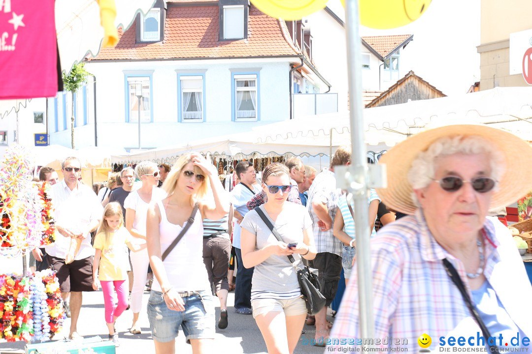 seechat.de Infostand: Schweizerfeiertag in Stockach am Bodensee, 16.06.2012