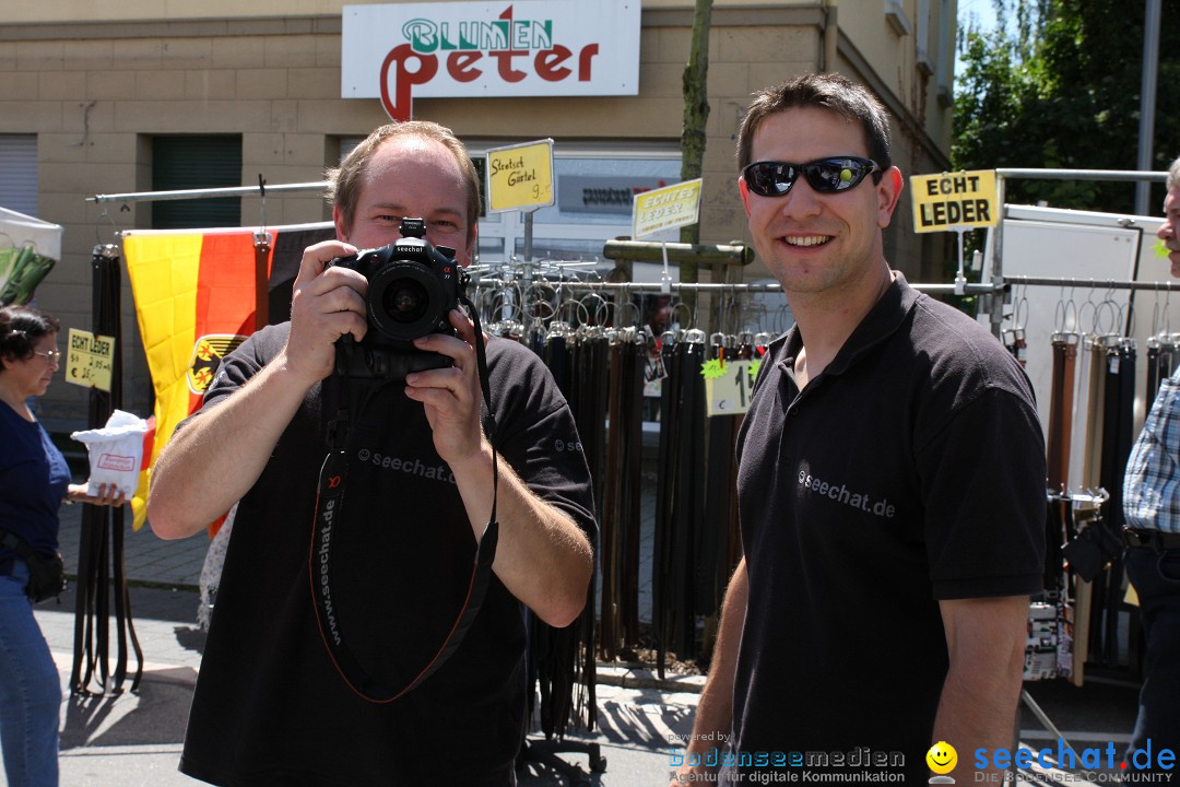 seechat.de Infostand: Schweizerfeiertag in Stockach am Bodensee, 16.06.2012